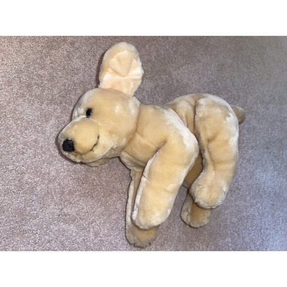 Yellow Lab Labrador Puppy Dog Golden Retriever Stuffed Plush 16" -Kids Preferred - Picture 3 of 7